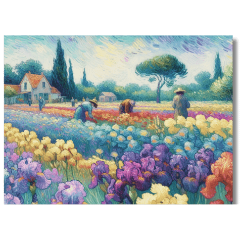CHAMPS D'IRIS EN PROVENCE par Chris Night